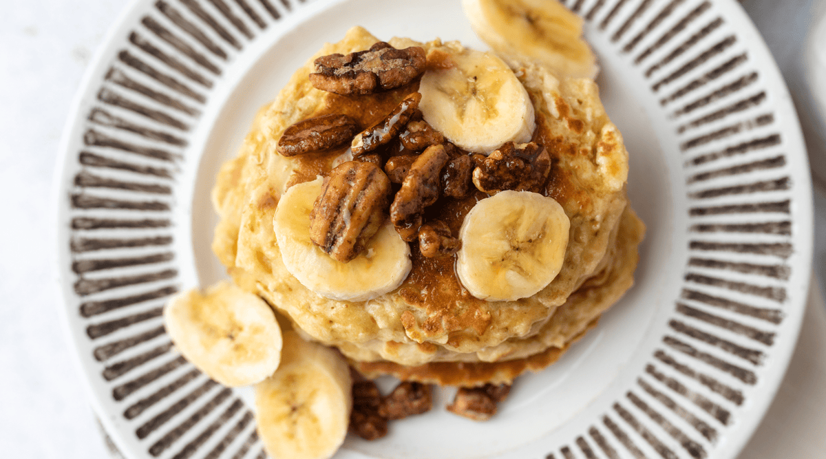 Delicious Vegan Banana Bread Pancakes