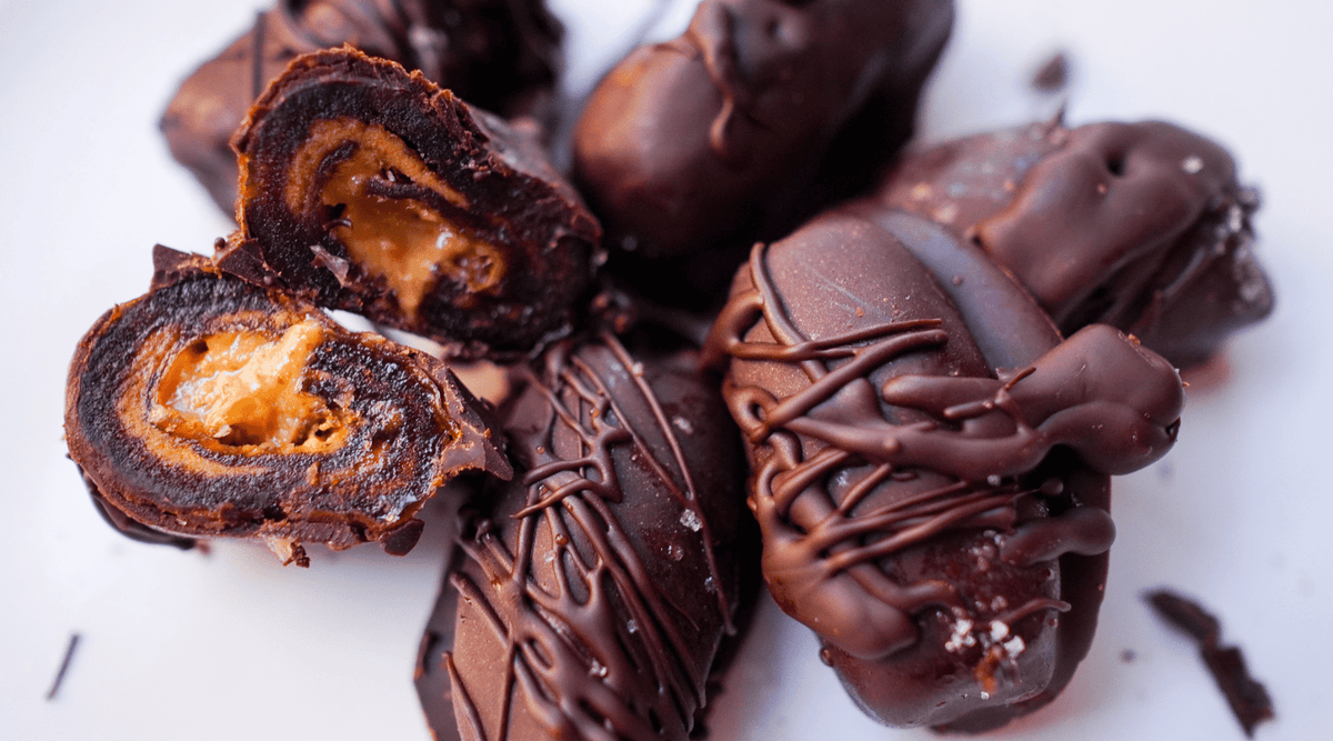 Snickers de Dátiles Medjool - Un Capricho más Saludable