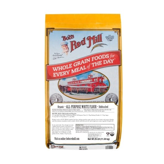 Unbleached White All-Purpose Flour, Organic, Bob's Red Mill, Flour - Country Life Natural Foods