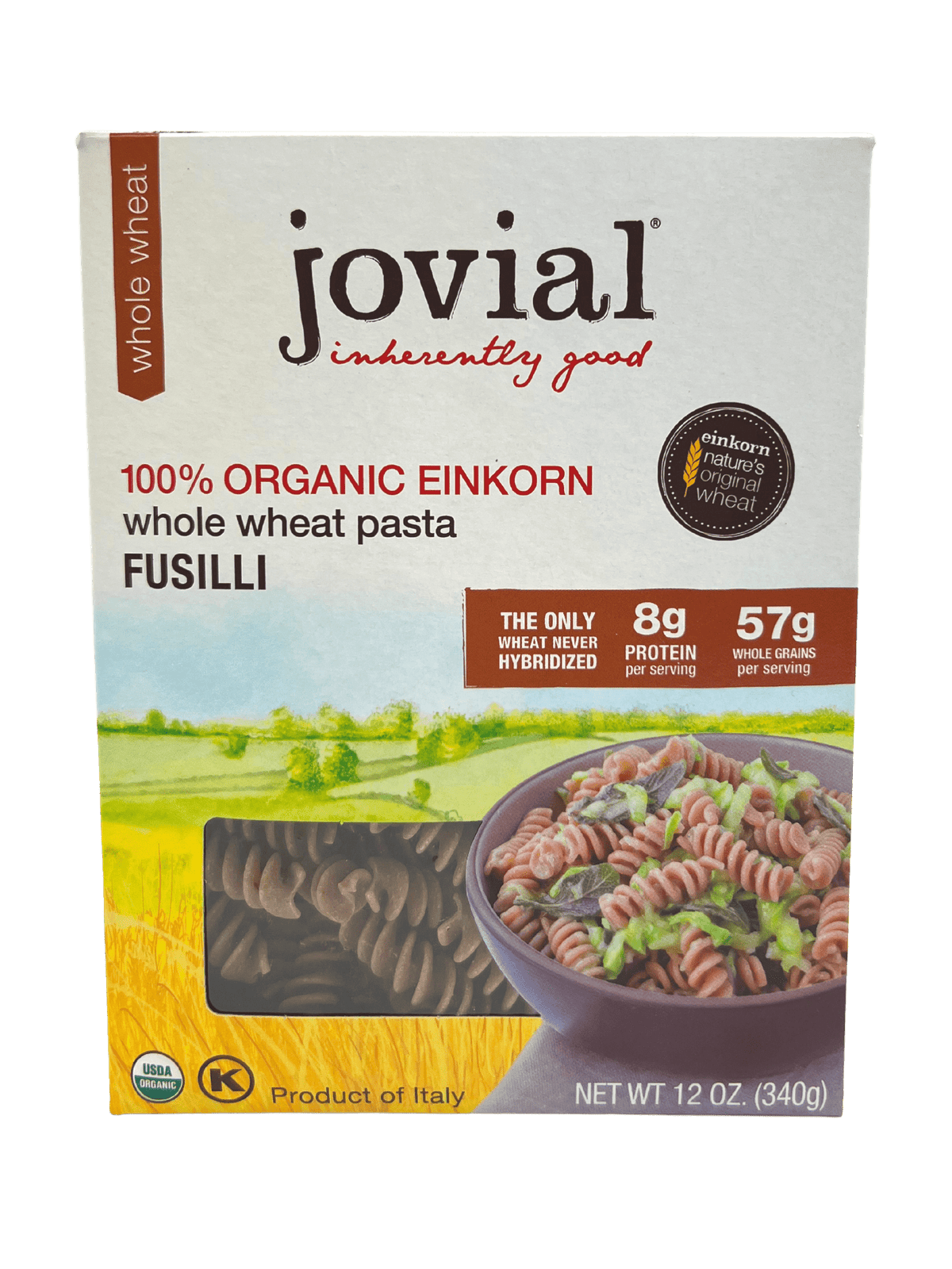 Fusilli, Einkorn, Organic, Jovial, Pasta & Noodles - Country Life Natural Foods