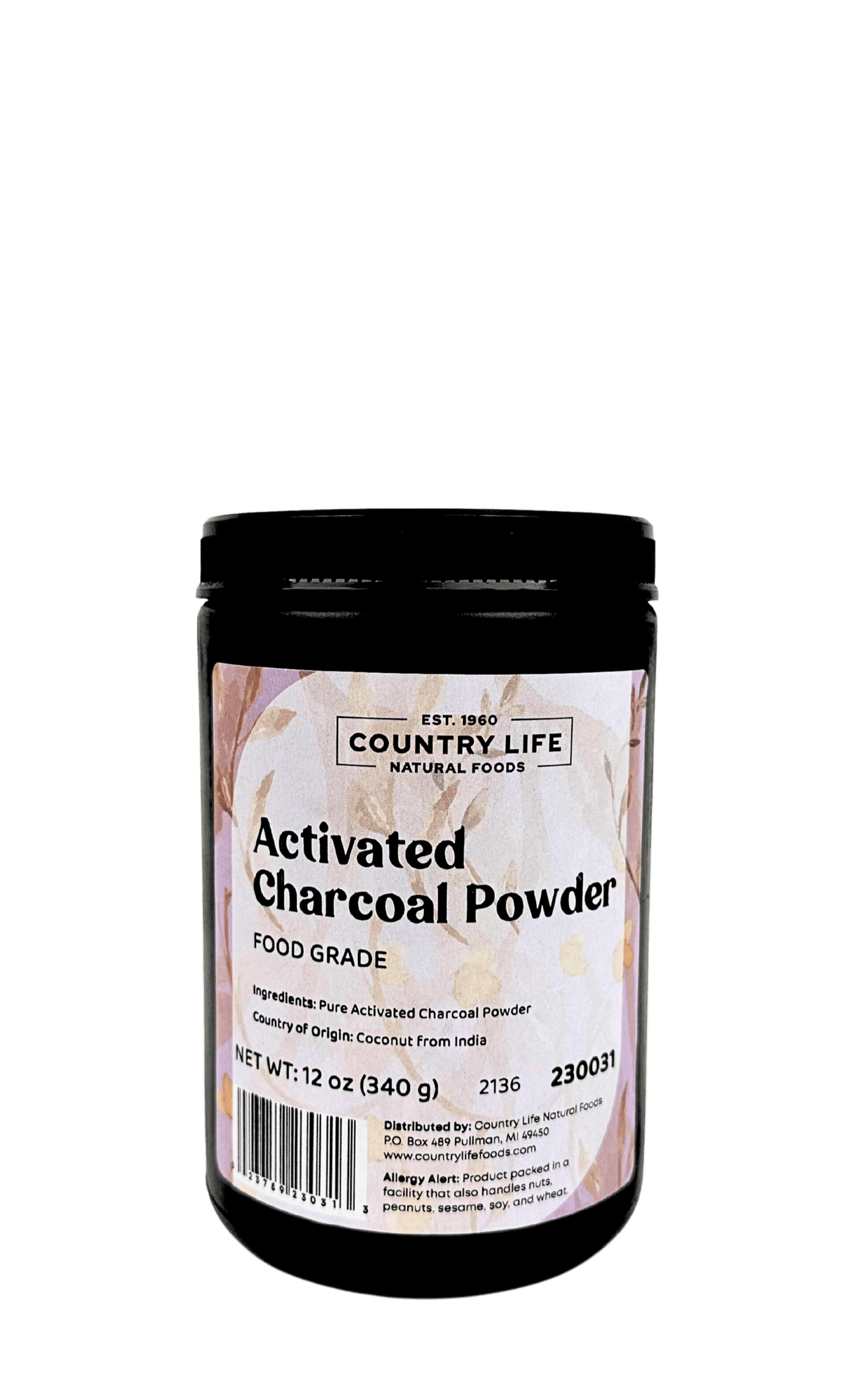 Charcoal Powder, Activated, Vitamins & Supplements - Country Life Natural Foods