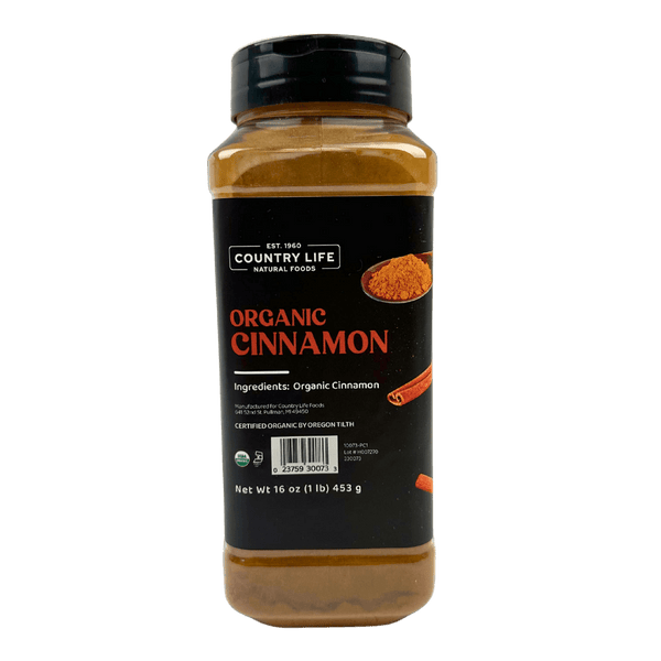 Cinnamon, Ground, Organic, Herbs Spices & Seasonings - Country Life Natural Foods