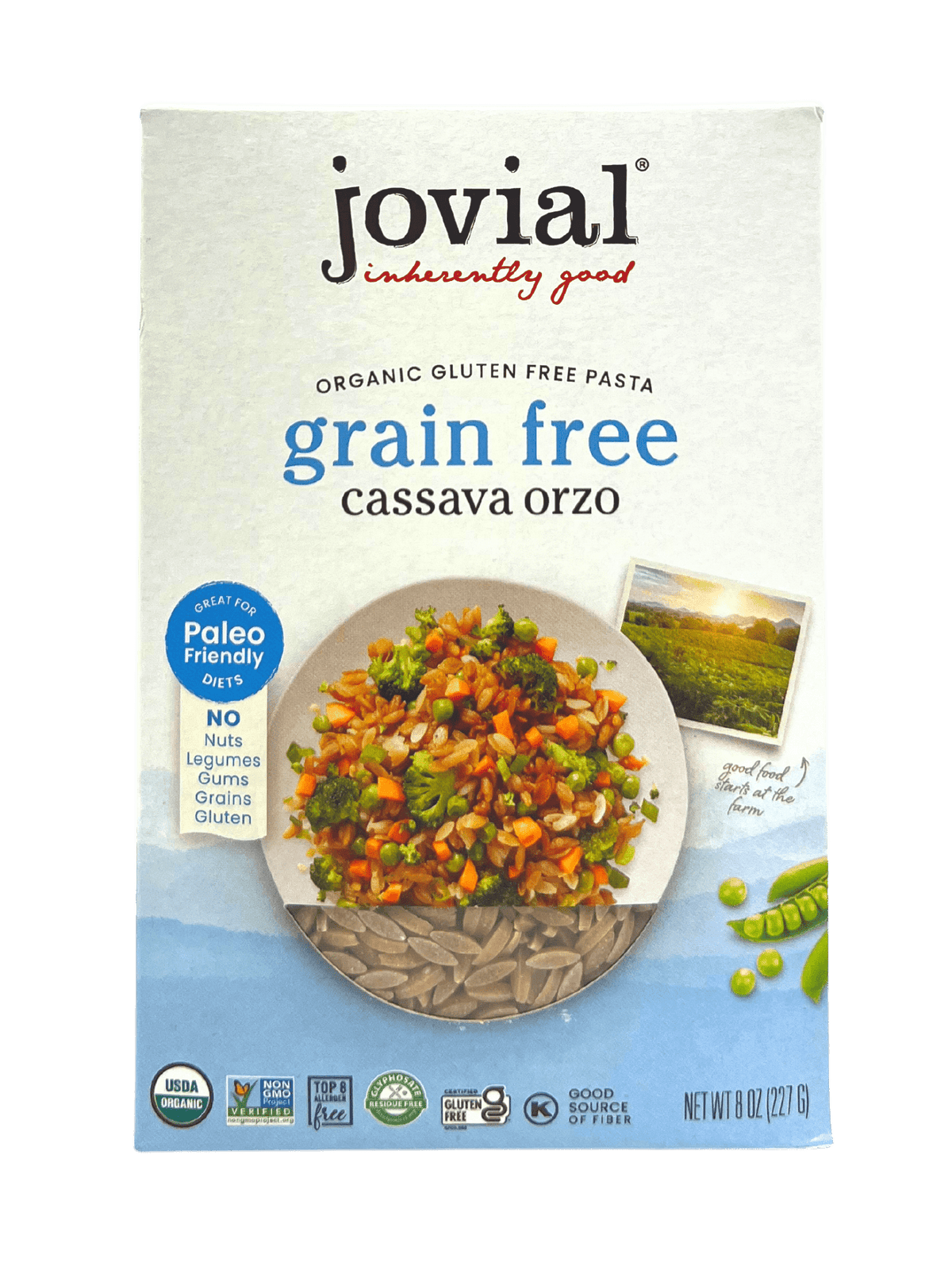 Orzo, Cassava, Organic, Jovial, Gluten-Free, Grain-Free, Pasta & Noodles - Country Life Natural Foods