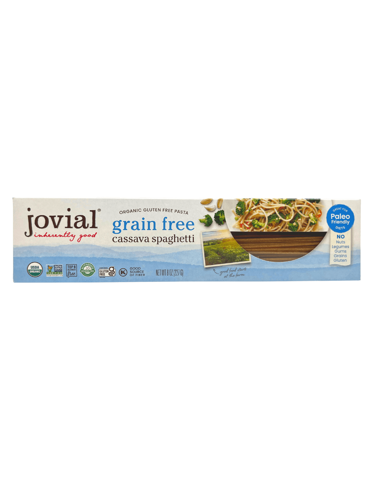 Spaghetti, Cassava, Organic, Jovial, Gluten-Free, Grain-Free, Pasta & Noodles - Country Life Natural Foods