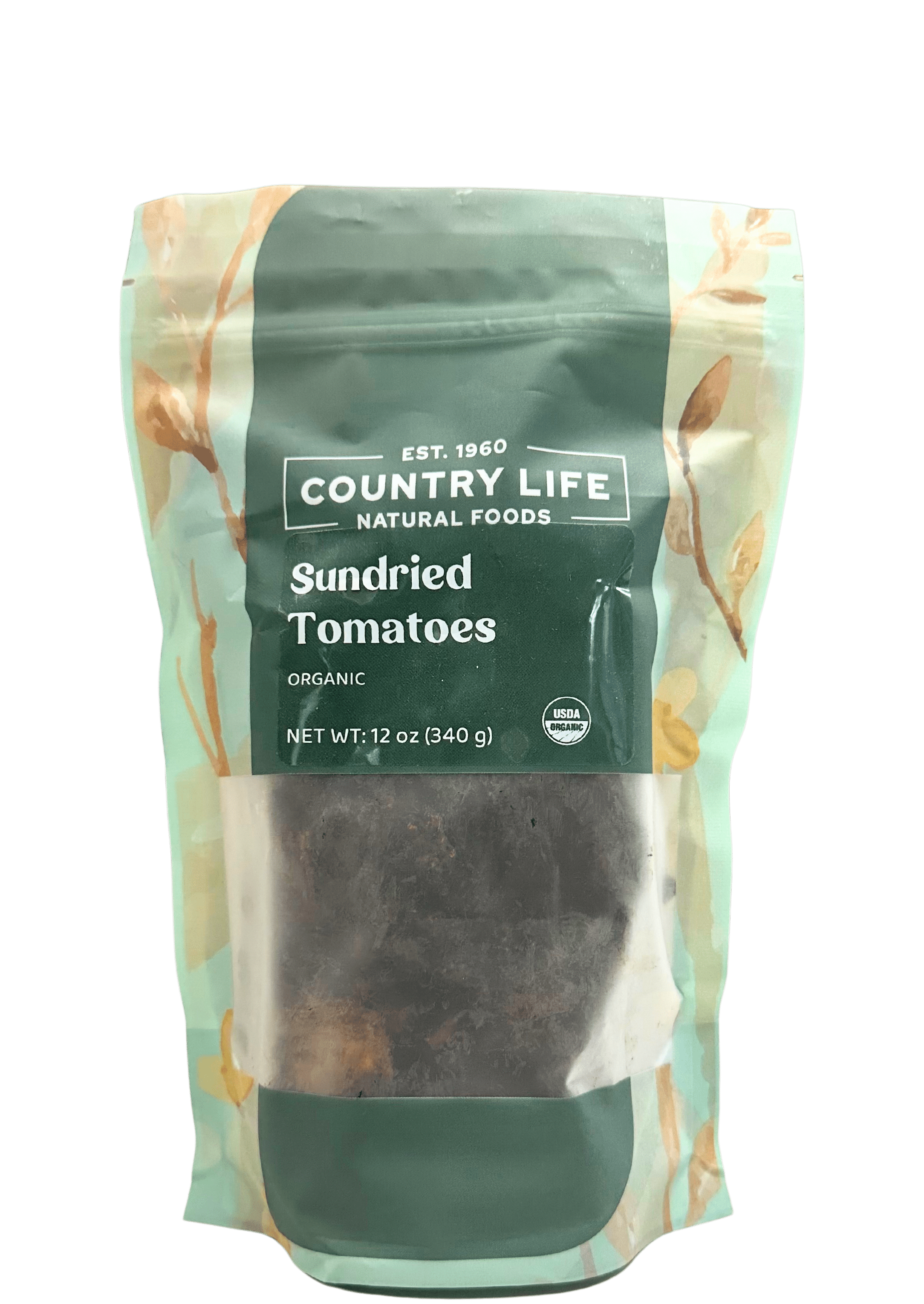 Tomato, Organic, Sundried, Halves, Dried Vegetables - Country Life Natural Foods