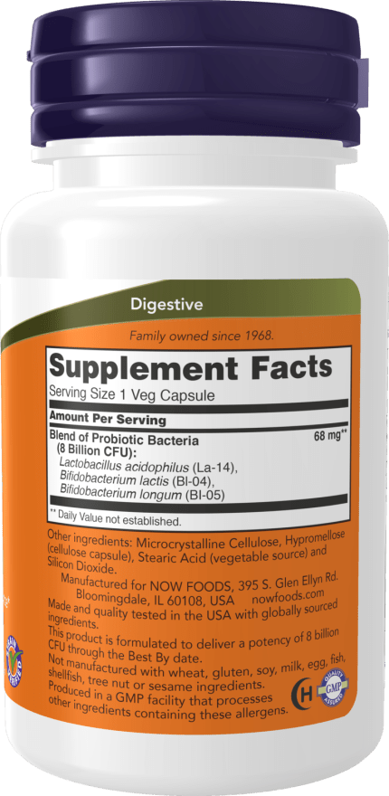 Acidophilus & Bifidus 8 Billion, Vitamins & Supplements - Country Life Natural Foods