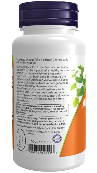AlliBiotic CF, Vitamins & Supplements - Country Life Natural Foods