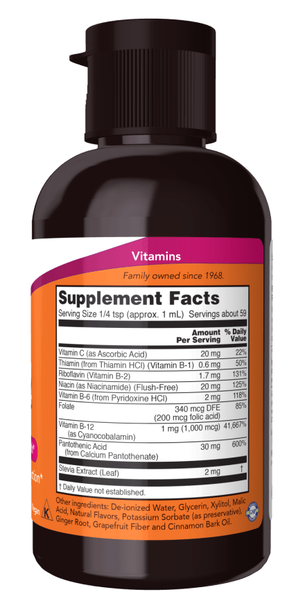 B-12 Liquid B Complex, Vitamins & Supplements - Country Life Natural Foods