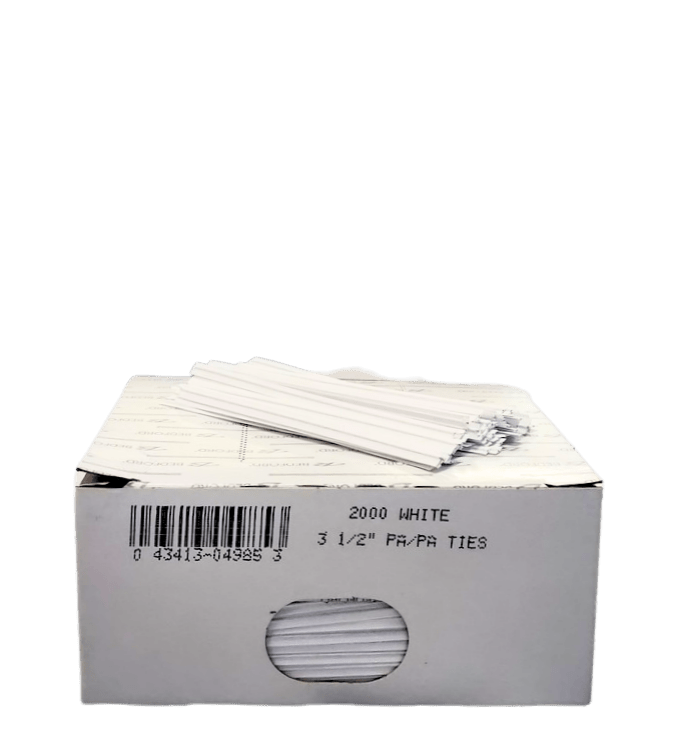 Bag Ties, Paper, 3.5", 2000 Count, Food Storage - Country Life Natural Foods