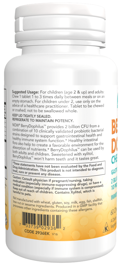 Berry Dophilus Chewables, Vitamins & Supplements - Country Life Natural Foods