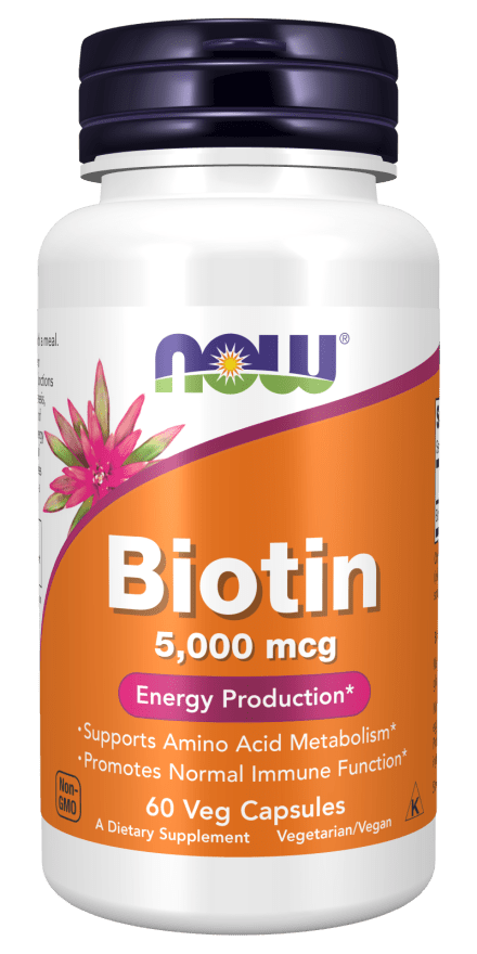 Biotin 5,000 mcg Veg Capsules, Vitamins & Supplements - Country Life Natural Foods