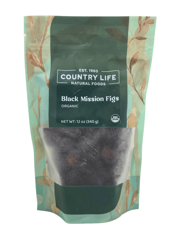 Figs, Mission, X-Choice, Organic, Dried Fruit - Country Life Natural Foods