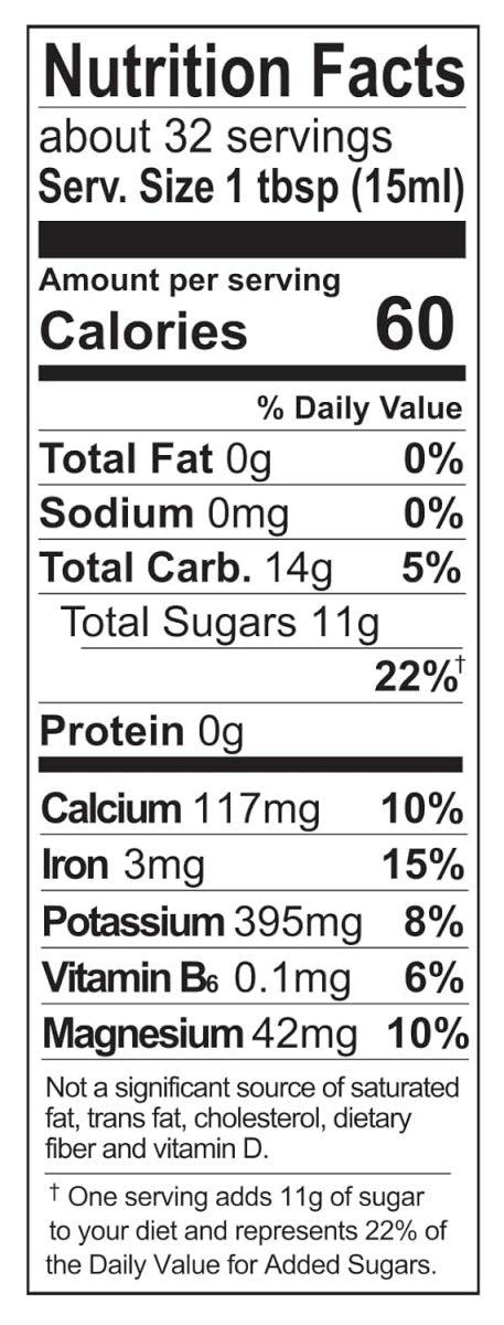 Blackstrap Molasses, Organic, Wholesome, Other Sweeteners - Country Life Natural Foods