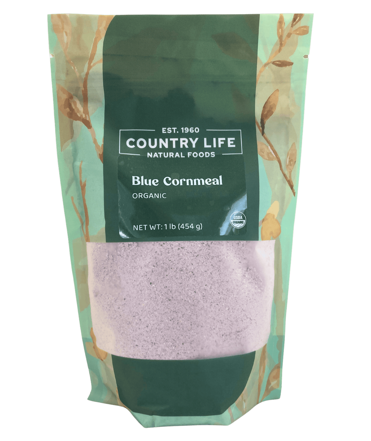 Cornmeal, Blue, Organic, Grains - Country Life Natural Foods