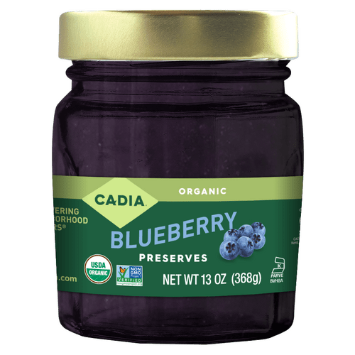 Blueberry Preserves, Organic, Cadia, Jams Jellies & Preserves - Country Life Natural Foods