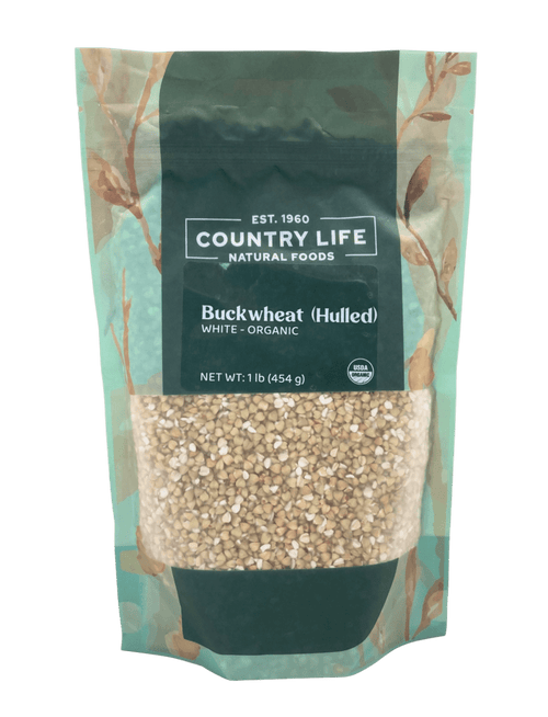 Buckwheat, White, Hulled, Organic, Grains - Country Life Natural Foods