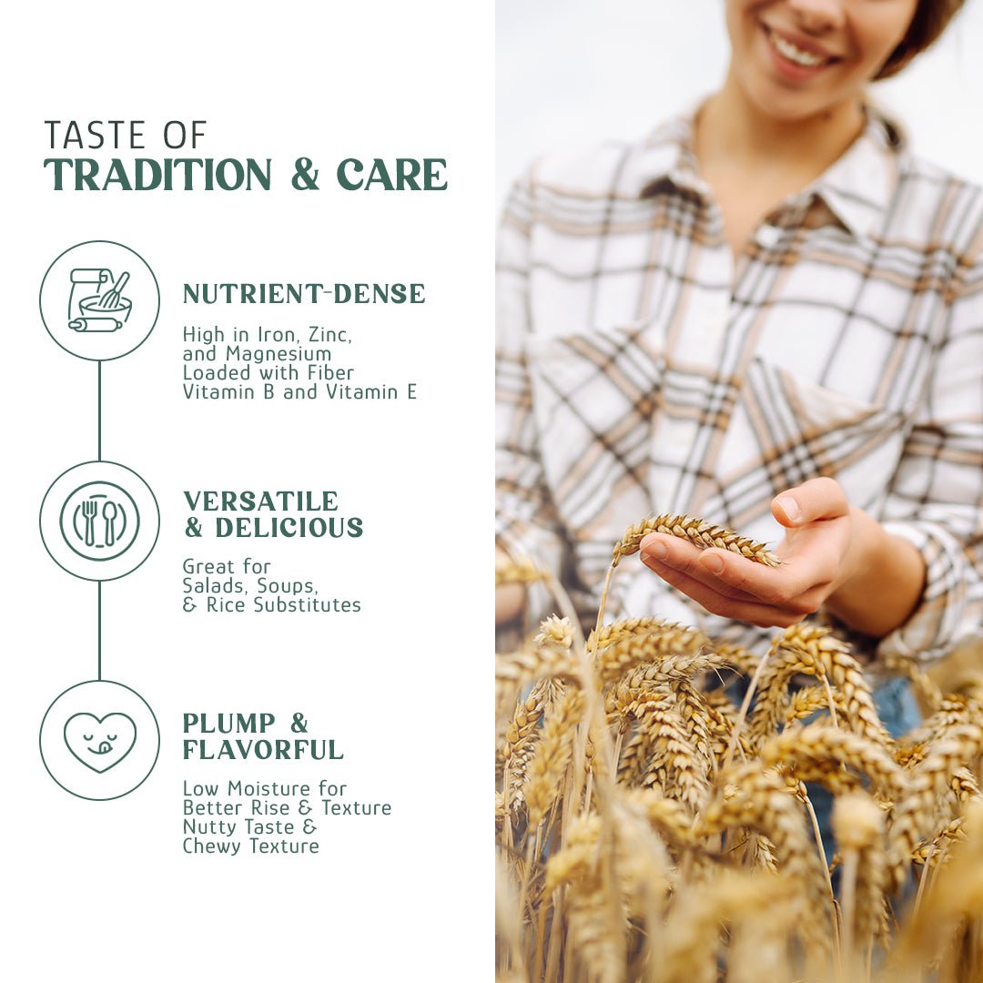 Wheat Berries, Bronze Chief (Red), Certified Glyphosate Free, Grains - Country Life Natural Foods