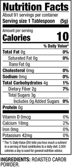 Carob Powder, Medium Roast, Carob - Country Life Natural Foods