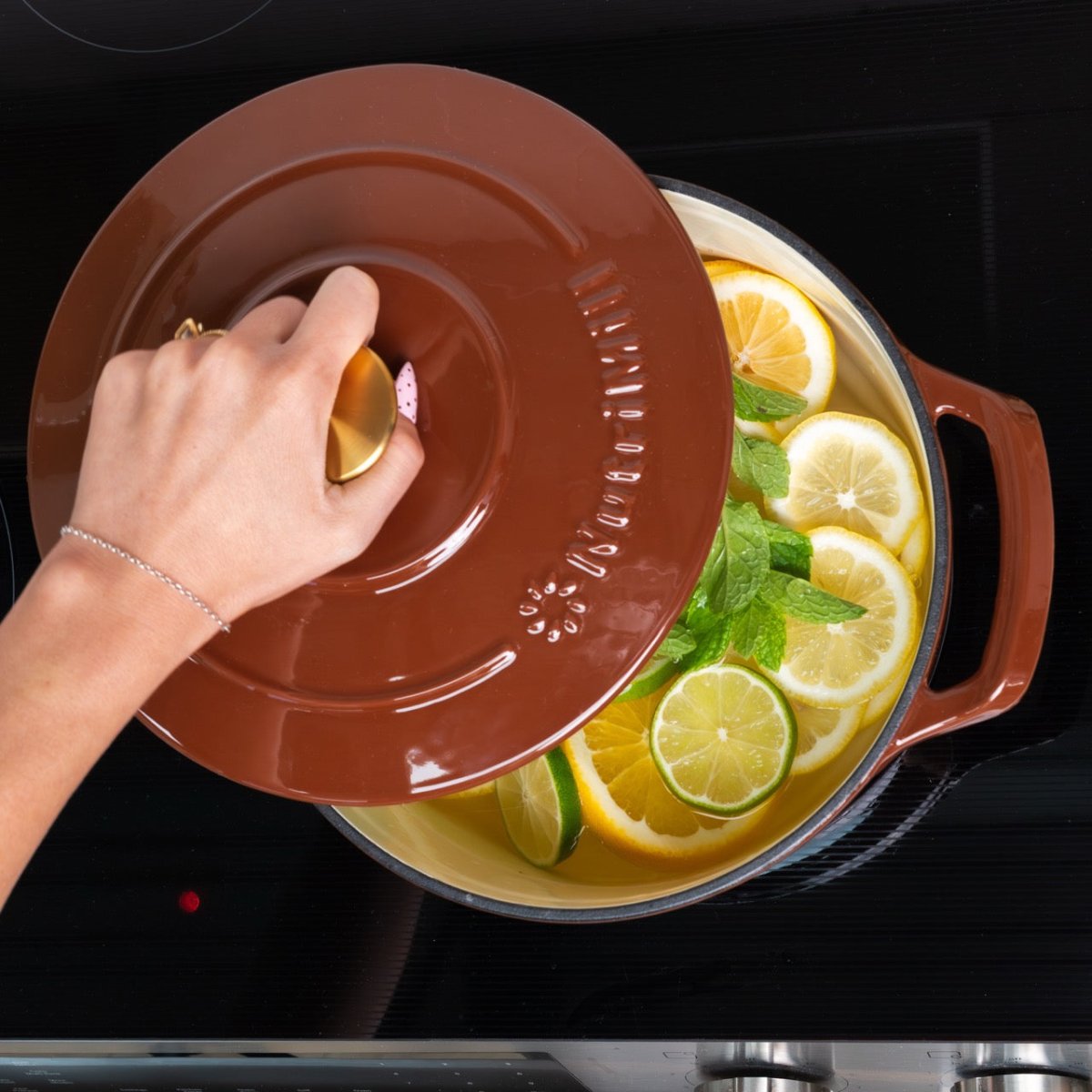Enameled Cast Iron Dutch Oven, Kitchen Accessory - Country Life Natural Foods