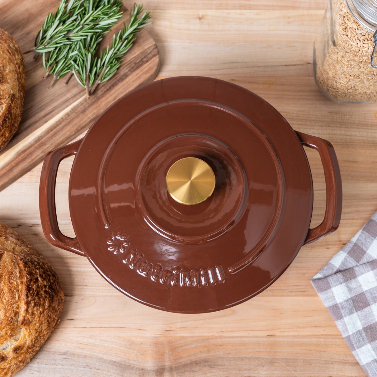 Enameled Cast Iron Dutch Oven, Kitchen Accessory - Country Life Natural Foods