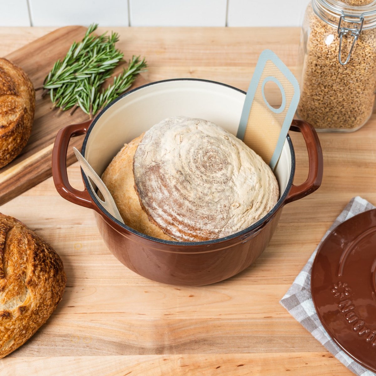 Enameled Cast Iron Dutch Oven, Kitchen Accessory - Country Life Natural Foods