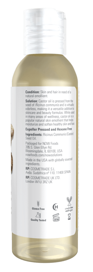 Castor Oil, Lotions Moisturizers & Oils - Country Life Natural Foods