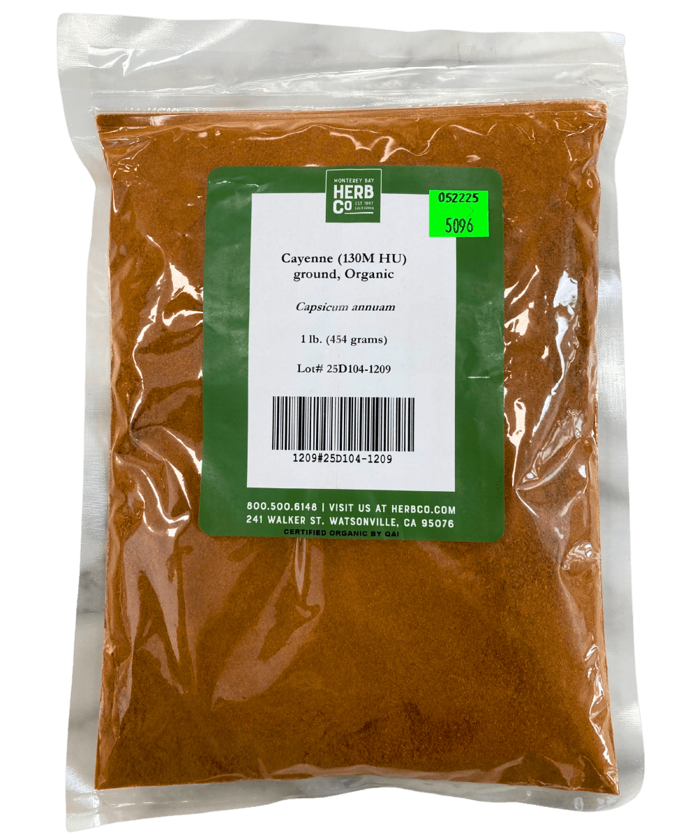 Cayenne Pepper, Ground, 130M HU, Organic, Herbs - Country Life Natural Foods