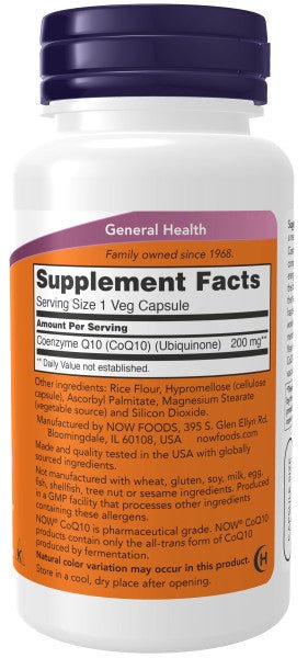 CoQ10 200mg, Vitamins & Supplements - Country Life Natural Foods