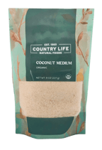Coconut, Medium, Organic, Dried Fruit - Country Life Natural Foods