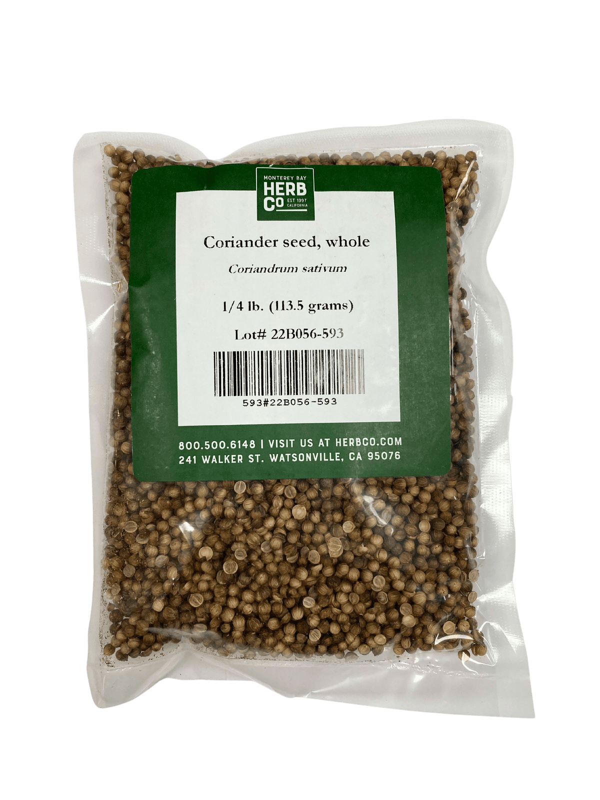Coriander Seeds, Whole, Herbs Spices & Seasonings - Country Life Natural Foods