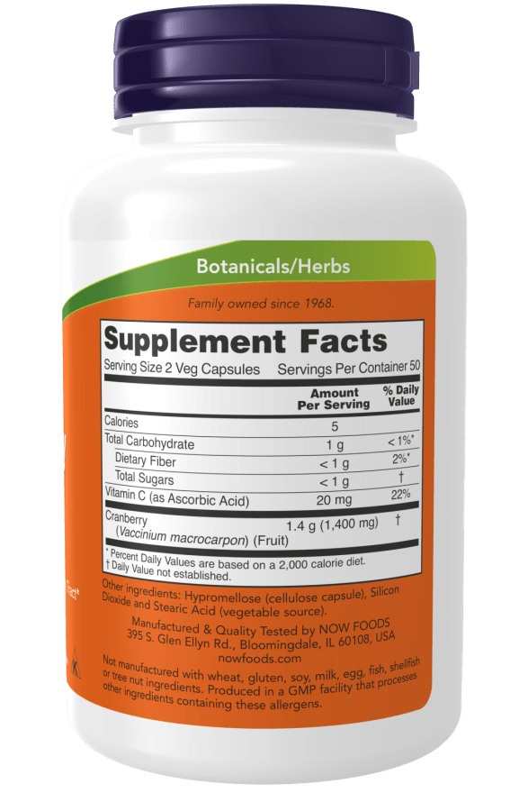 Cranberry 700mg, Vitamins & Supplements - Country Life Natural Foods