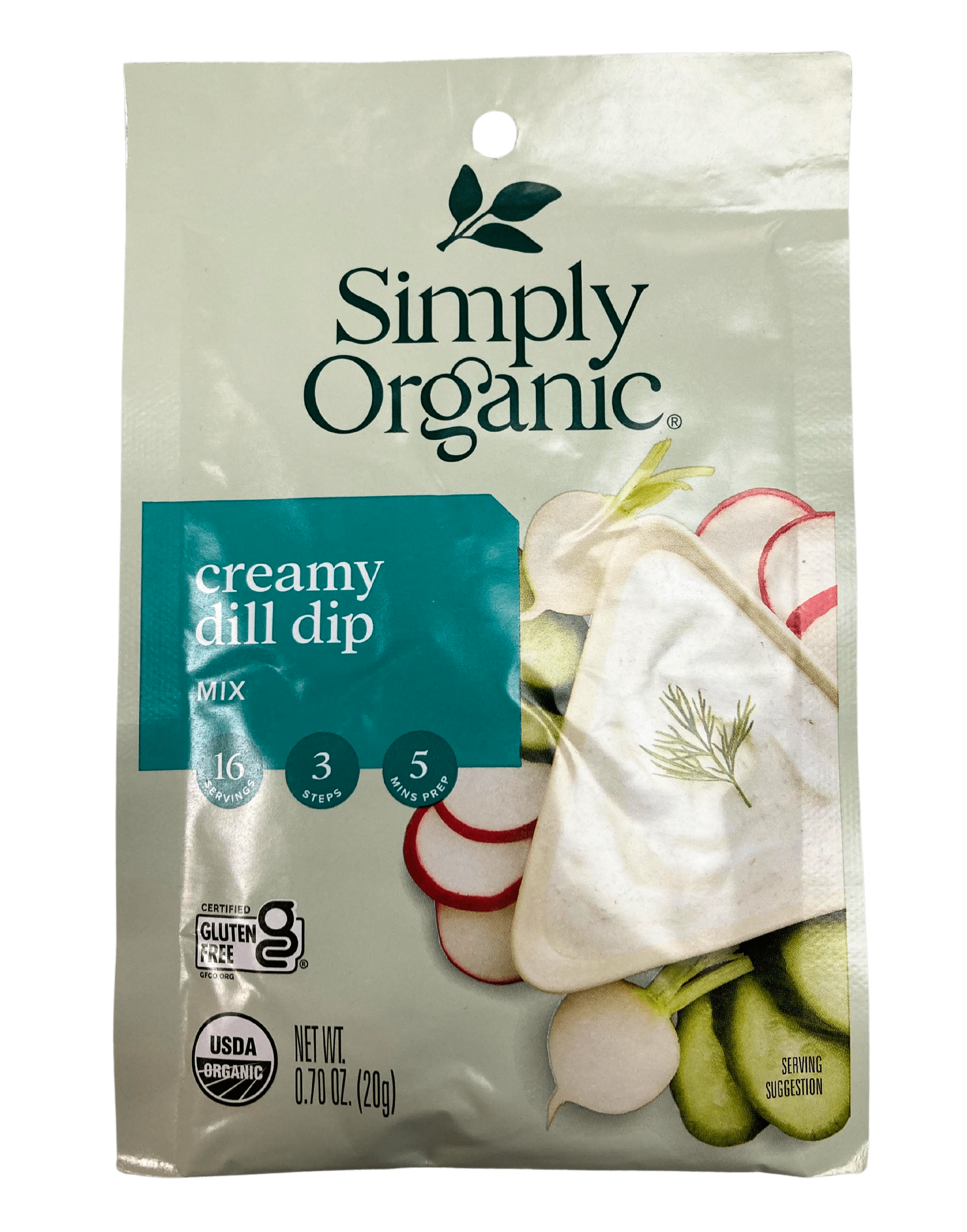 Dip Mix, Creamy Dill, Herbs Spices & Seasonings - Country Life Natural Foods