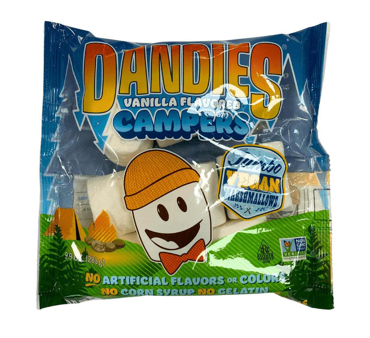 Marshmallows, Dandies, Vegan, Jumbo Campers, Candy - Country Life Natural Foods