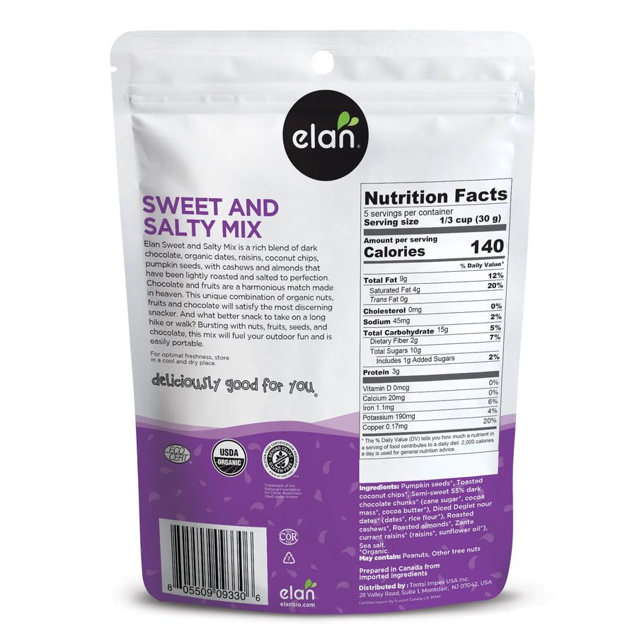 Sweet and Salty Mix, Elan, Trail Mix - Country Life Natural Foods