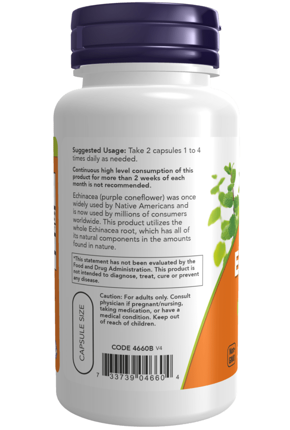 Echinacea 400 mg Veg Capsules, Vitamins & Supplements - Country Life Natural Foods