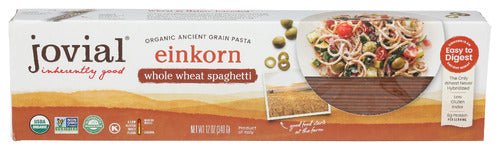 Spaghetti, Einkorn, Organic, Jovial, Pasta & Noodles - Country Life Natural Foods
