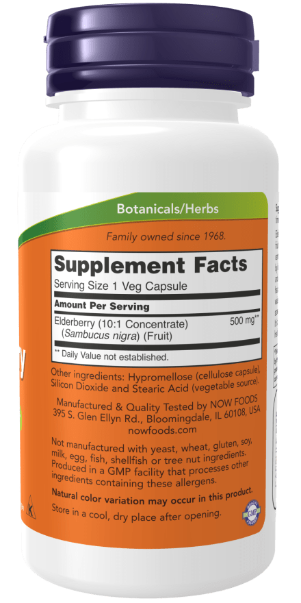 Elderberry 500mg, Vitamins & Supplements - Country Life Natural Foods