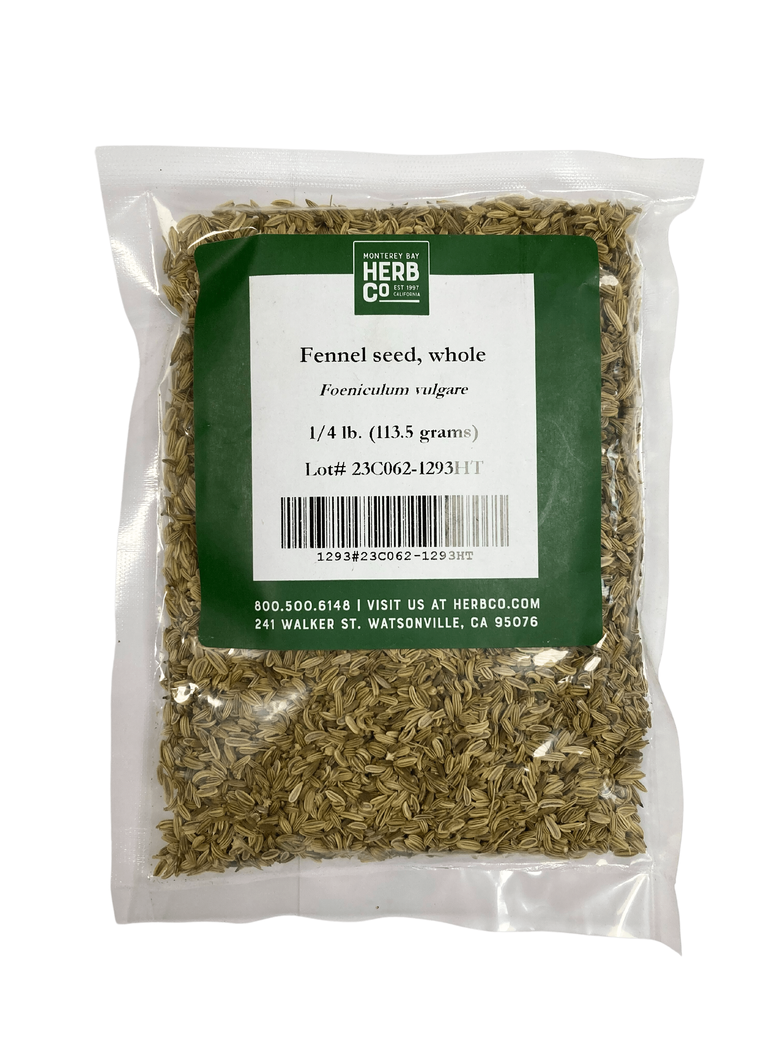 Fennel Seed, Whole, Herbs - Country Life Natural Foods