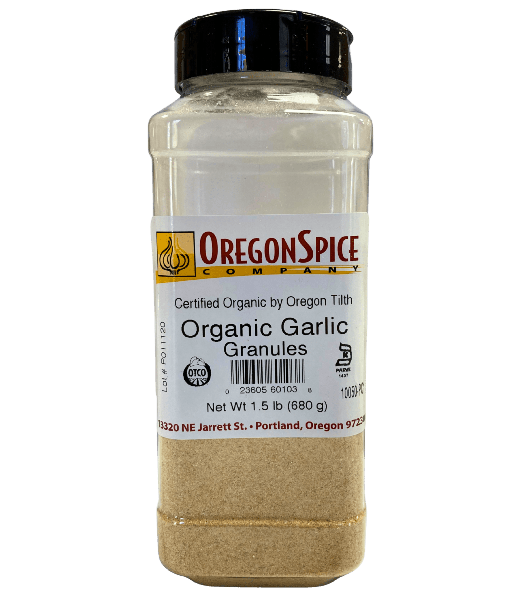 Garlic, Granules, Organic, Herbs Spices & Seasonings - Country Life Natural Foods
