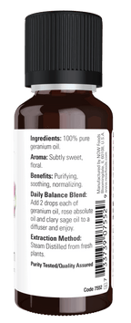 Geranium Essential Oil, Essential Oils - Country Life Natural Foods