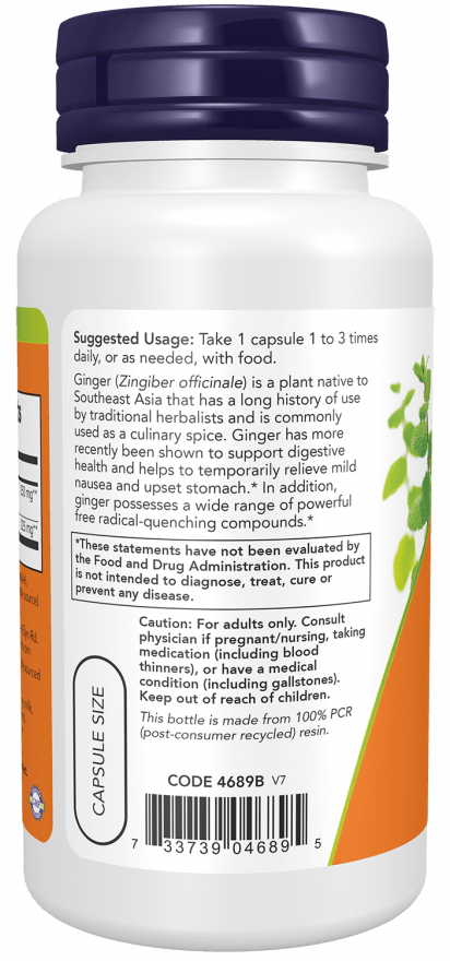 Ginger Root Extract 250mg, Vitamins & Supplements - Country Life Natural Foods