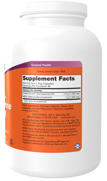 Glucosamine & MSM, Vitamins & Supplements - Country Life Natural Foods