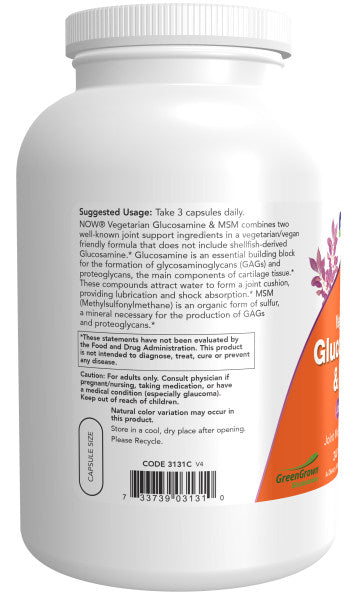 Glucosamine & MSM, Vitamins & Supplements - Country Life Natural Foods