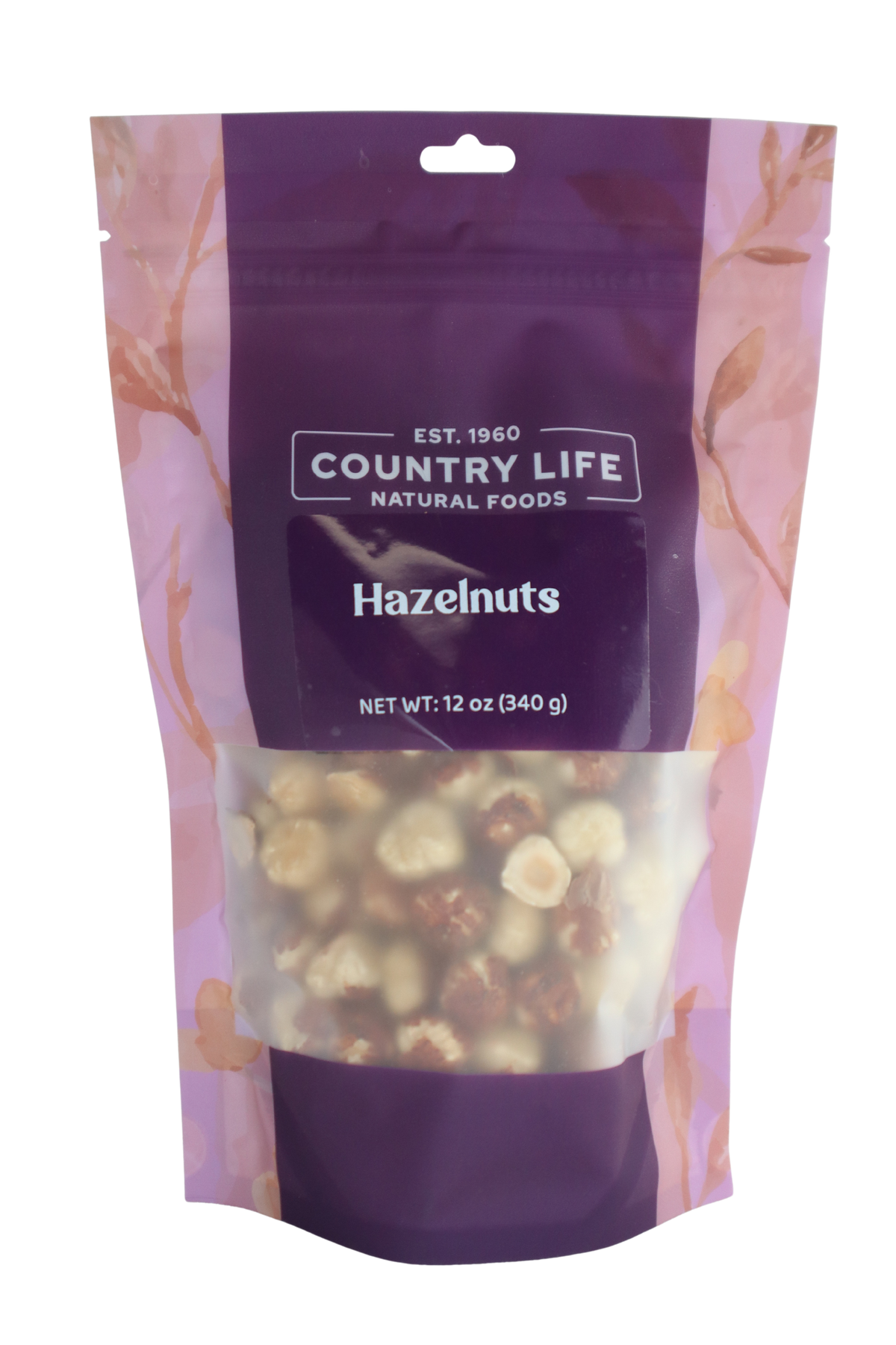 Hazelnuts, Whole, Raw, Large, Nuts - Country Life Natural Foods