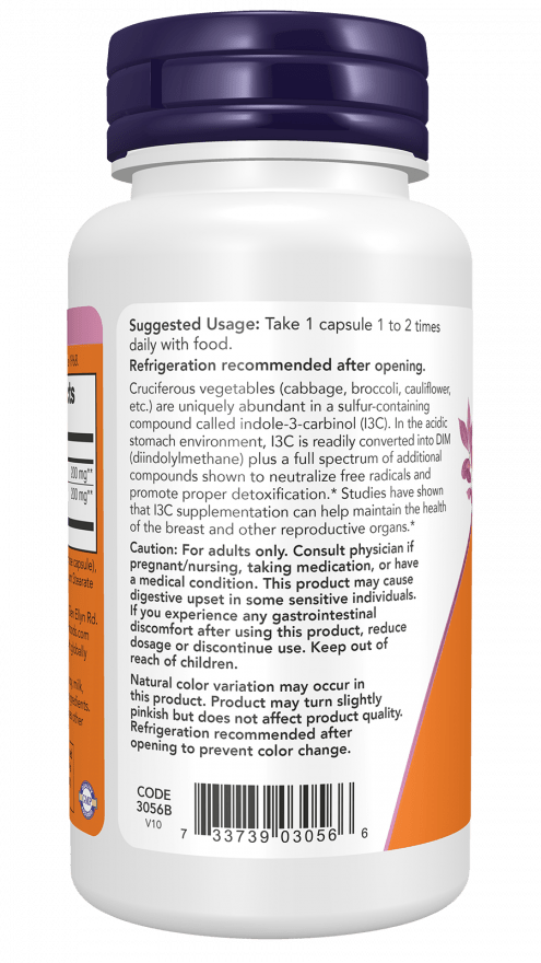 Indole-3-Carbinol 13c-200mg, Vitamins & Supplements - Country Life Natural Foods