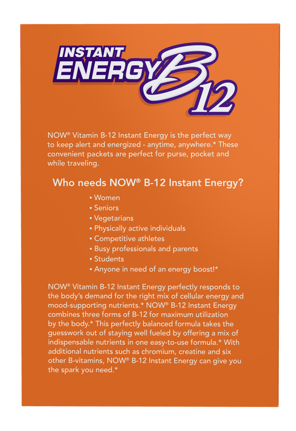 Instant Energy B12, Vitamins & Supplements - Country Life Natural Foods