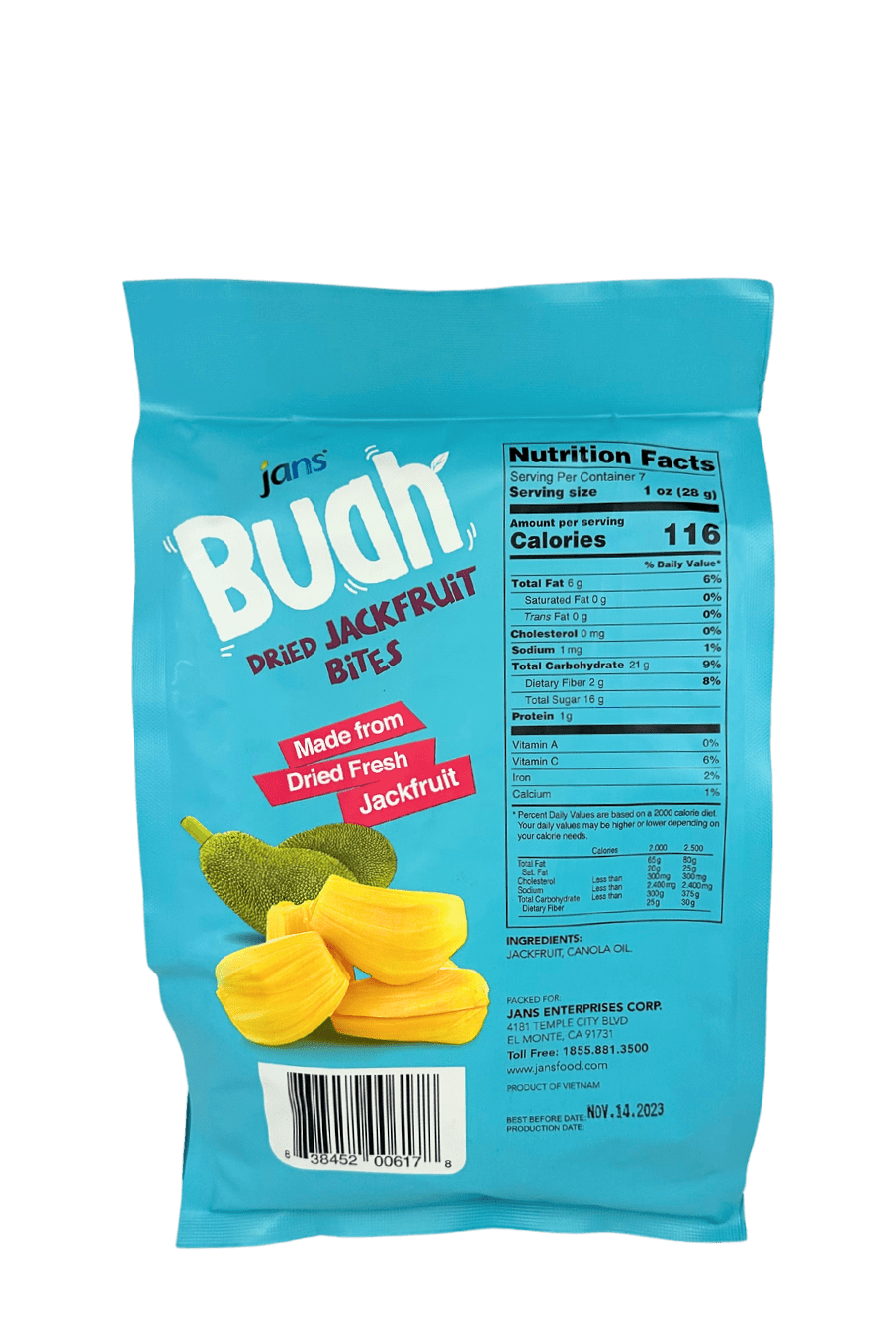 Freeze Dried Jackfruit, Dried Fruit - Country Life Natural Foods