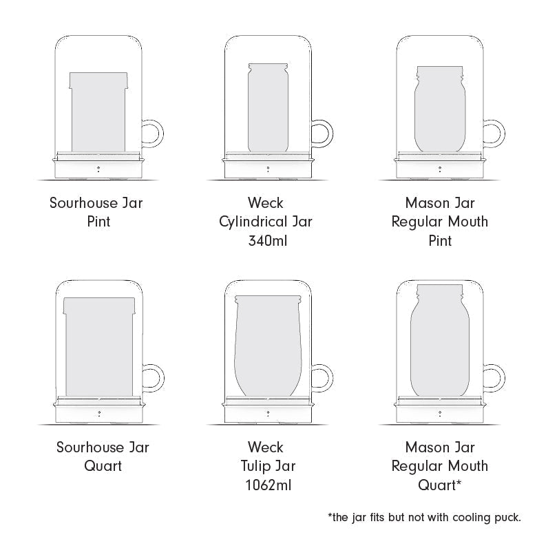 Goldie by Sourhouse + Cooling Puck, sourdough warmers - Country Life Natural Foods