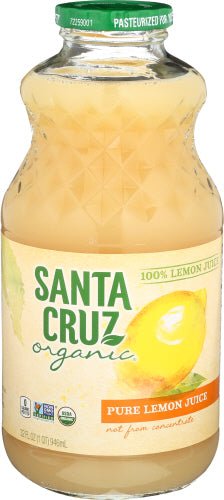 Lemon Juice, Organic, Santa Cruz, Juice - Country Life Natural Foods