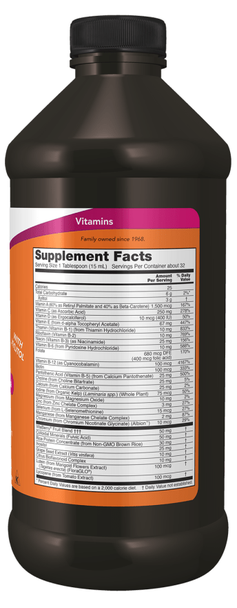 Liquid Multi Vitamin & Mineral, Vitamins & Supplements - Country Life Natural Foods